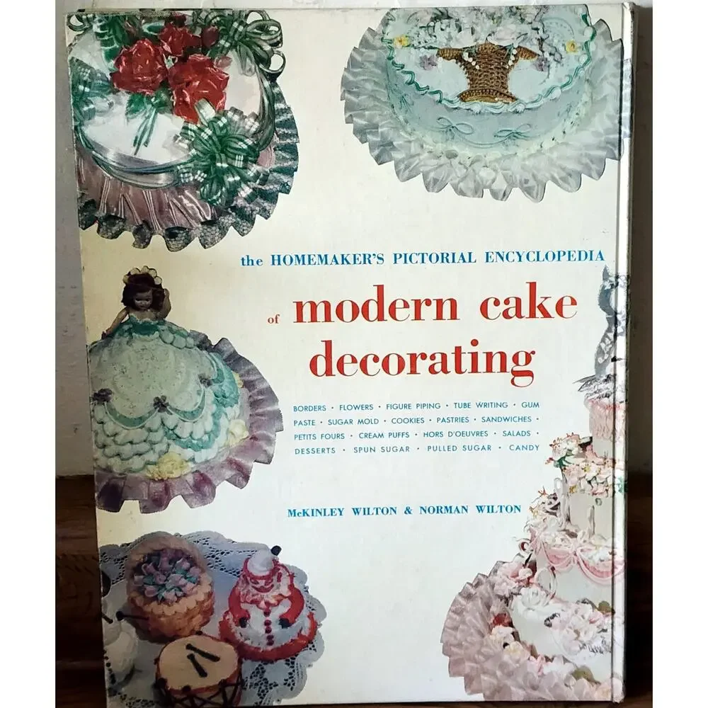 Modern Cake Decorating Wilton 1954 Second Edition Vintage Baking Cookbook Wilton